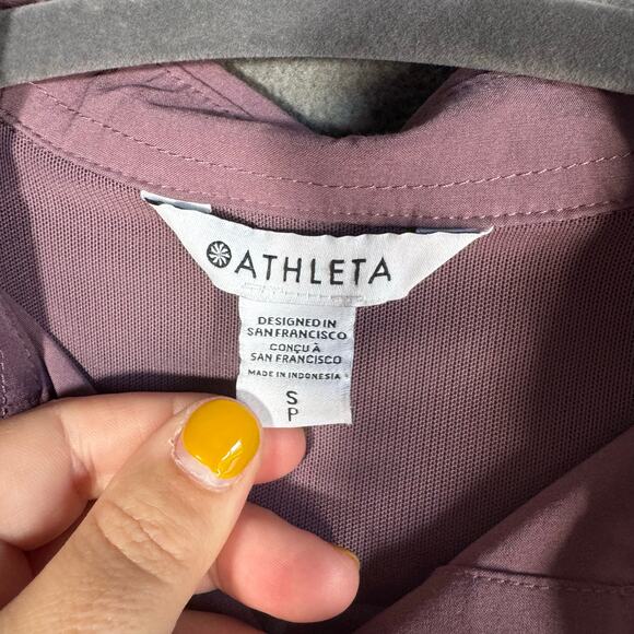 Athleta Mauve Short Sleeve Top - Picture 8 of 10